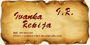 Ivanka Repija vizit kartica